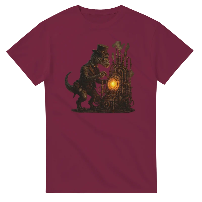 T-shirt Original – Steampunk Raptor