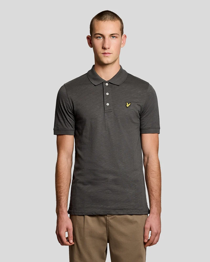 Fine Cotton Slub Polo Shirt