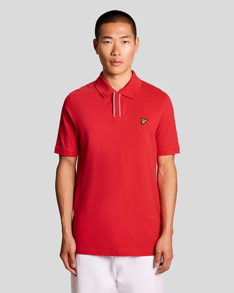 Placket Tipped Polo Shirt