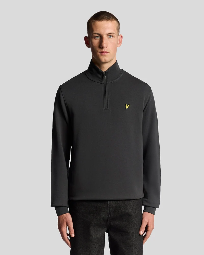 Cotton Loopback 1/4 Zip Sweatshirt