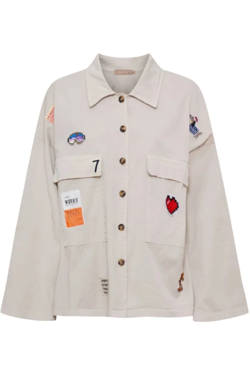 Marta Du Chateau - Mdcastoria Jacket 8122 - Beige