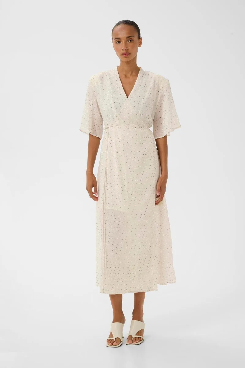 Gestuz - Gzdorah P Wrap Dress 10911150 - 109386 - Birch Dot