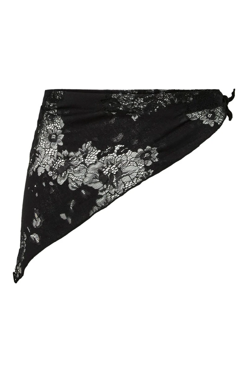 Pieces - Pcaria Lace Sarong Pp - 5091577 Black