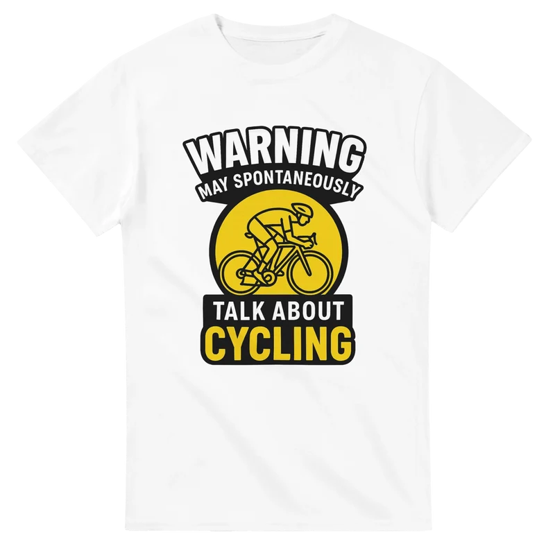 T-shirt - Warning! Cycling