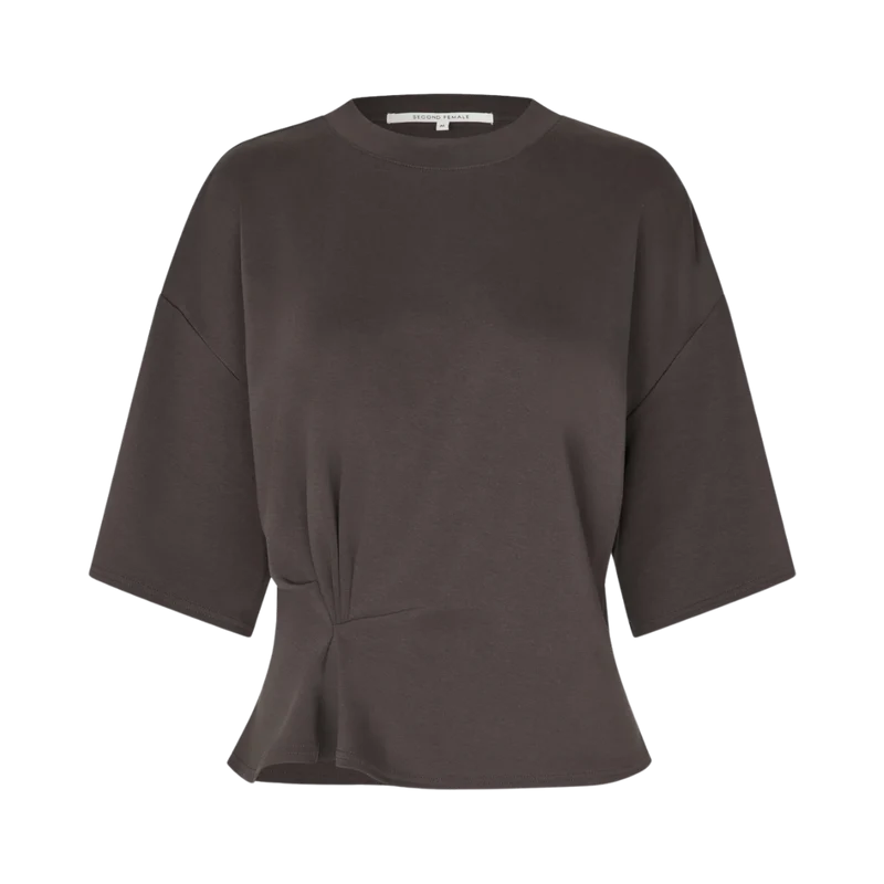 Missouri Tee - Dark Brown Melange