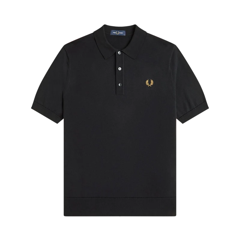 Cotton Knitted Shirt - 198 Black