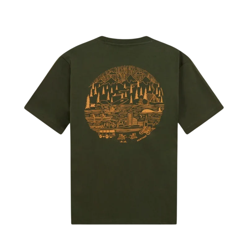 Back Print T-Shirt - Forrest Night