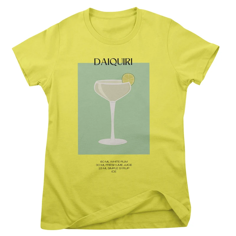 Daiquiri - Coctail Recipe Girly Tee