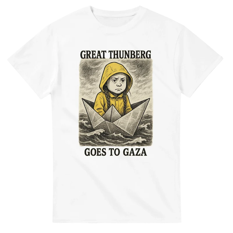 T-shirt - Greta Thunberg goes to Gaza
