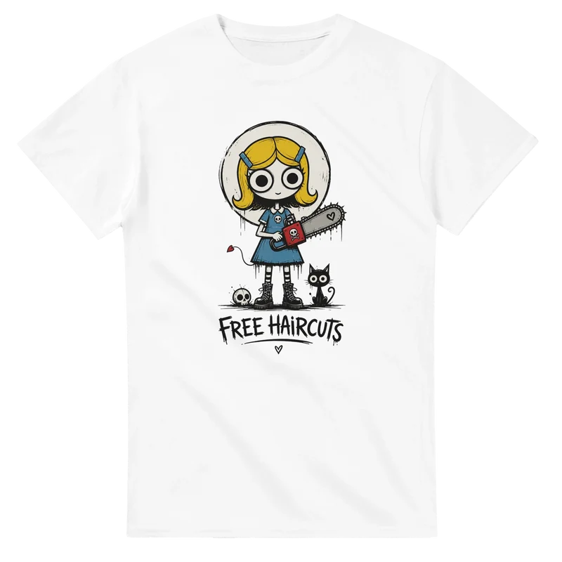 T-shirt - Free haircuts