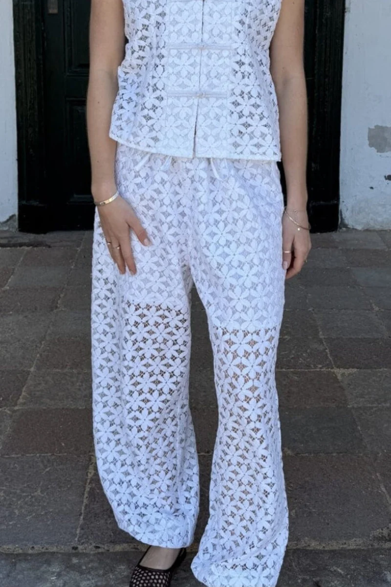 Continue - Molly Pant 15255 - 02 - White