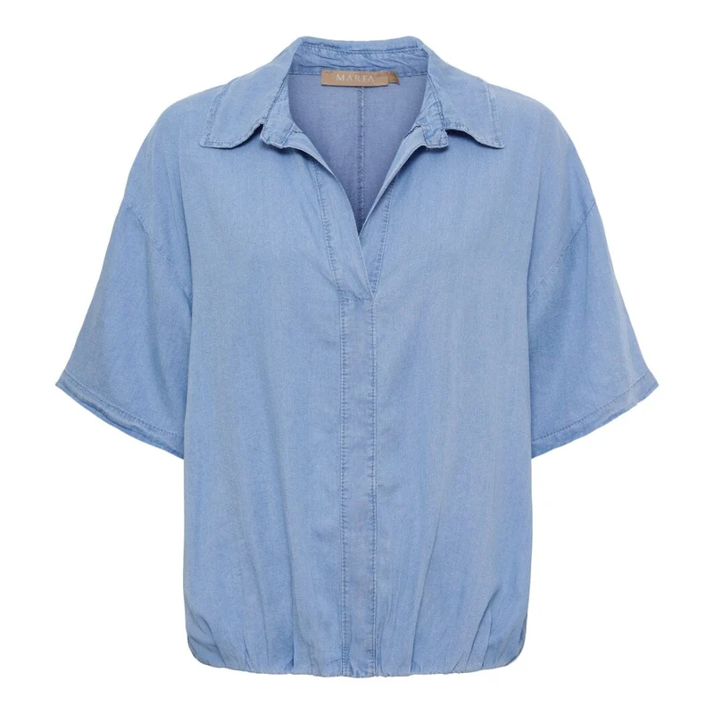 Marta Du Chateau - Mdcmakayla Shirt 8204 - Light Blue
