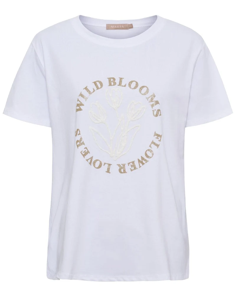 Marta Du Chateau - Mdcbrianna Tee 22585 - White