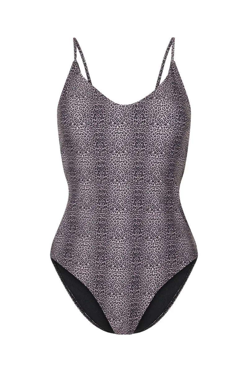 Pieces - Pcbaomi Swimsuit - 4964535 Black Mini Leo