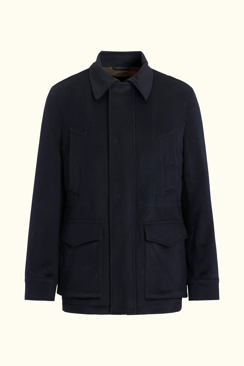 OSCAR JACOBSON Traveller Jacket - Navy