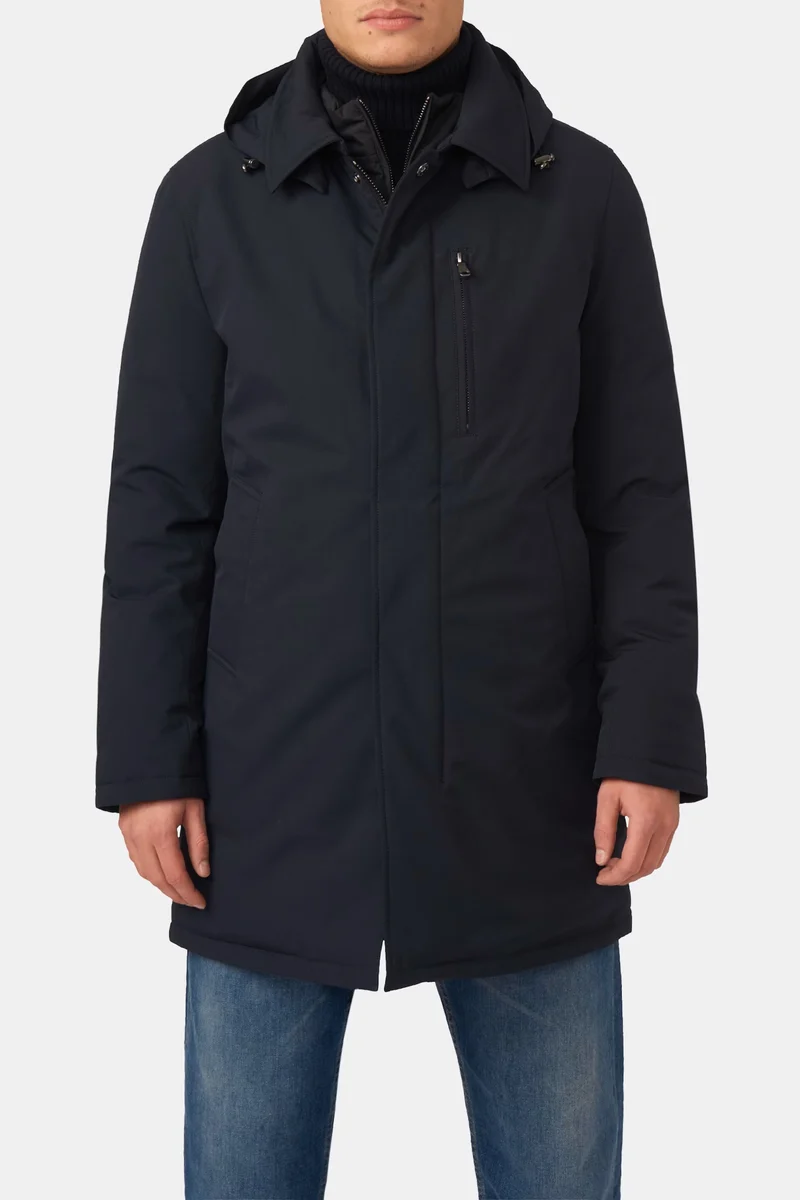 OSCAR JACOBSON Wynter Padded Jacket - Navy