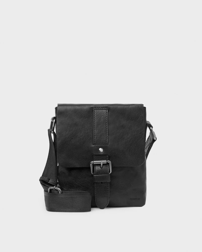 SADDLER George Messenger Bag - Black