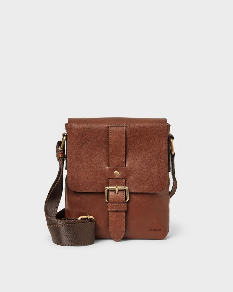 SADDLER George Messenger Bag - Brown