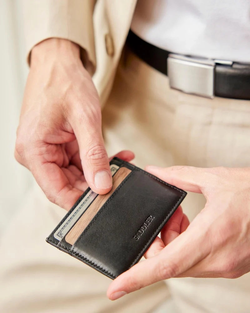 SADDLER Southalls Cardholder - Black