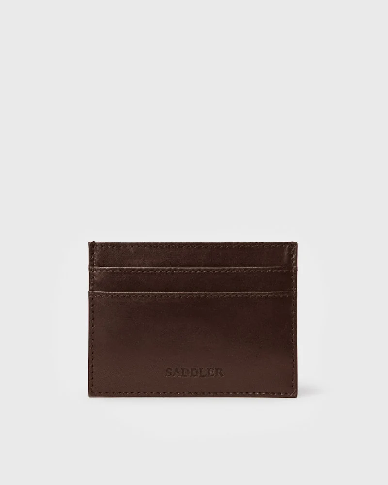 SADDLER Southalls Cardholder - Dark Brown