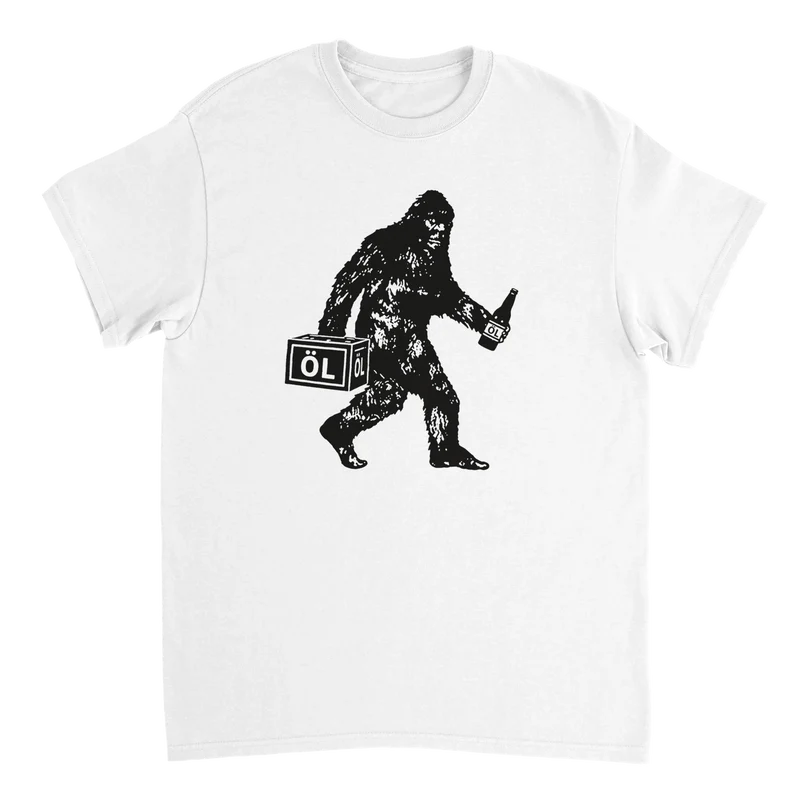 T-shirt - Bigfoot är ölsugen