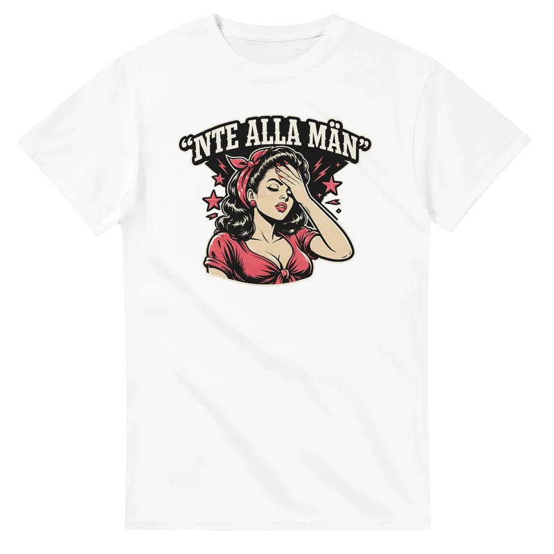 T-shirt - "Inte alla män"