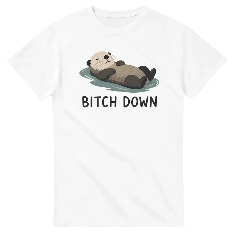 T-shirt - Bitch down