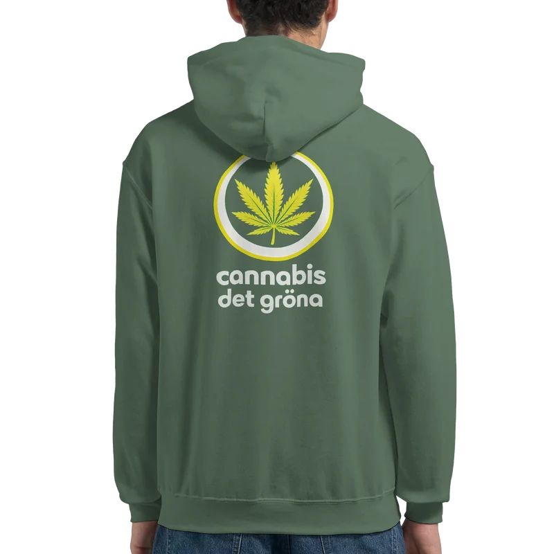 Hoodie - Cannabis det gröna
