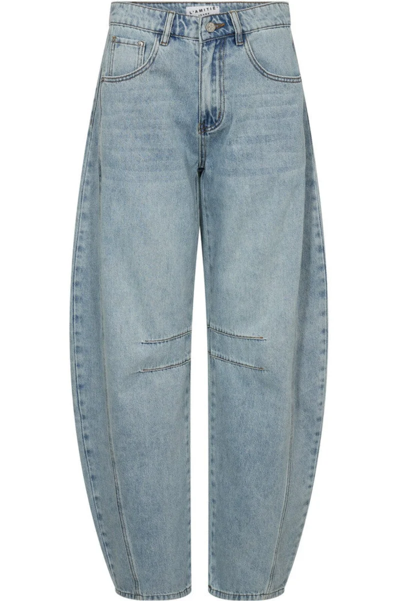 Haute L'Amitié - Drew Barrel Panel Jeans HL10624 - Bleached Denim