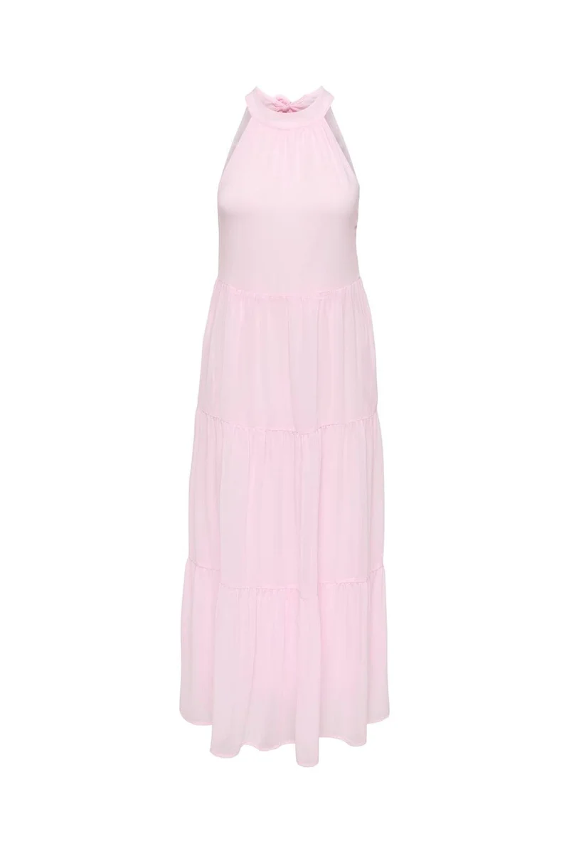Only - Onlpetra Life Halter Neck Dress - 5092070 Cherry Blossom