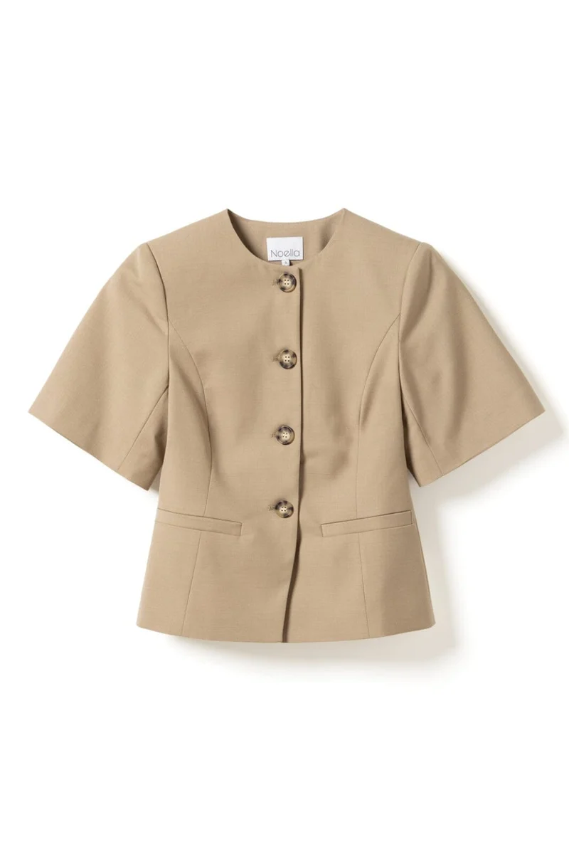 Noella - Kasaundra Blazer 12700029 - 1206 - Oyster