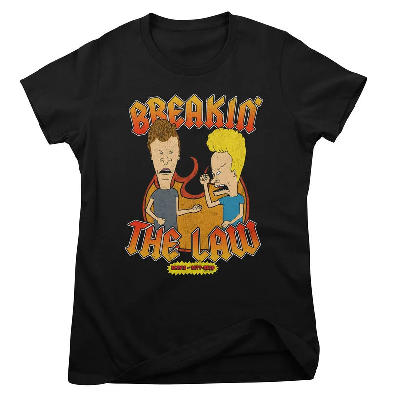 Beavis And Butt-Head - Breakin' The Law Girly Tee
