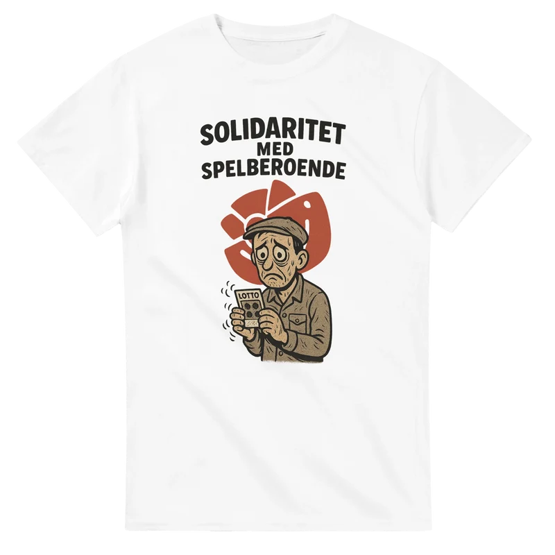 T-shirt - Solidaritet med spelberoende