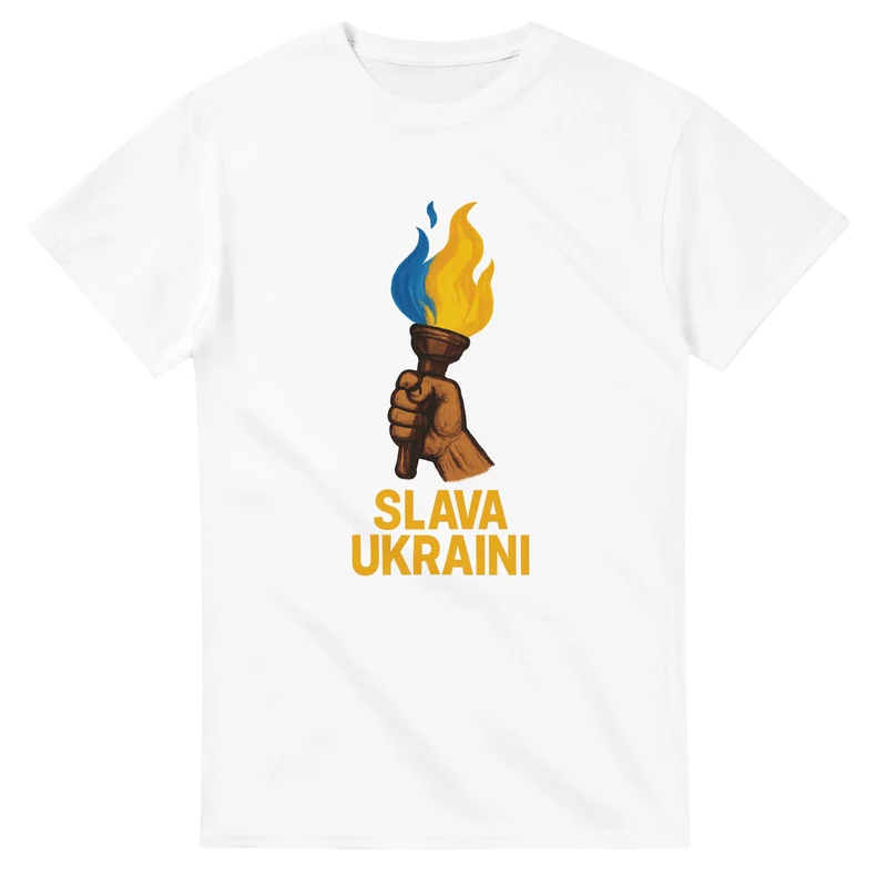 T-shirt Original – Slava Ukraini Fackla