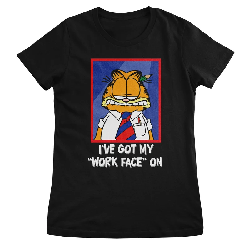 I've Got My "Work Face" On Girly Tee