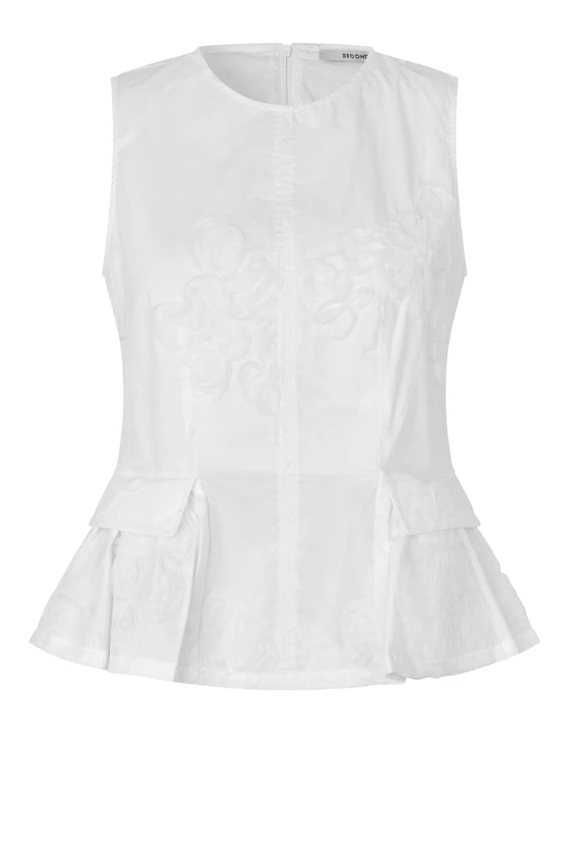 Second Female - Ashley Top 60827 - 1001 White