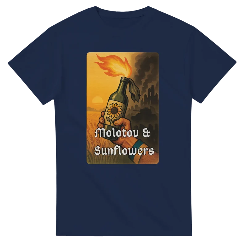 T-shirt - Molotov & Sunflowers – Slava Edition