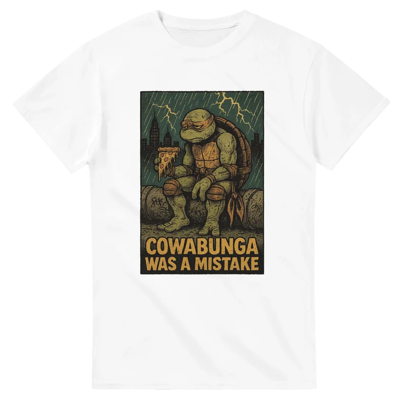 T-shirt - Cowabunga was a mistake