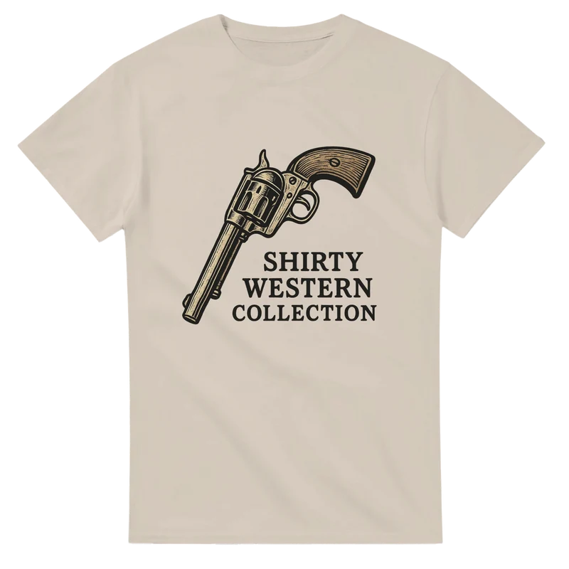 T-shirt Original – Shirty Western: Revolver