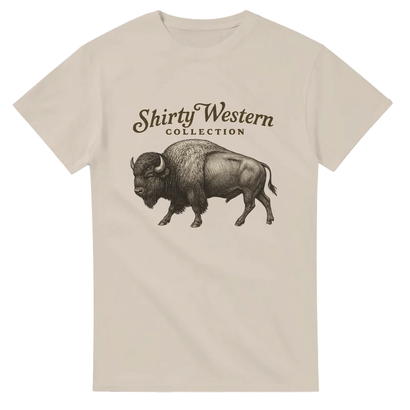T-shirt Original – Shirty Western: Buffalo Plains