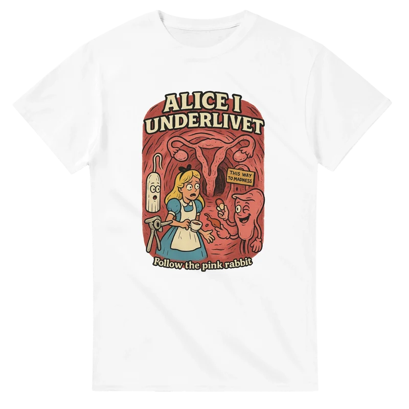 T-shirt - Alice i underlivet
