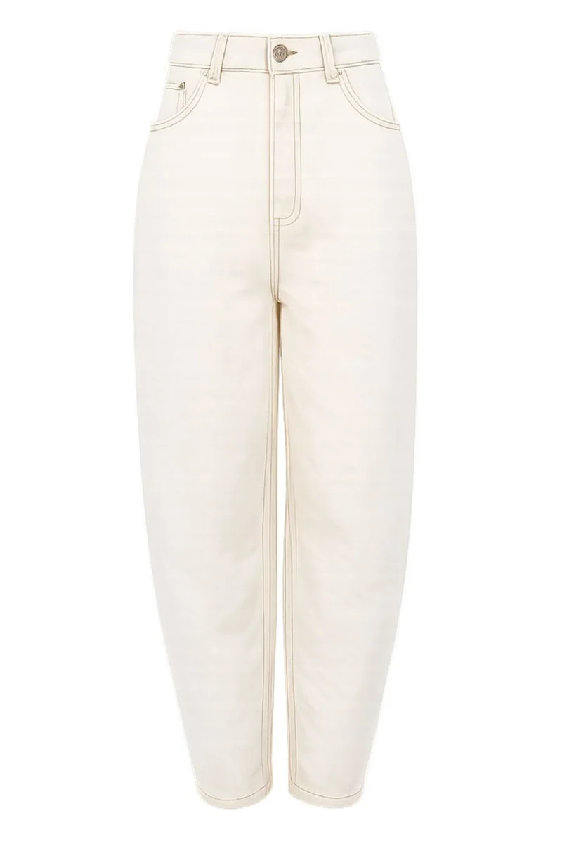 Black Colour - Bcizzy Barrel Pant 41162 - Off White