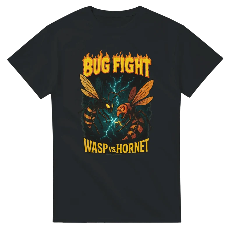 T-shirt – Bug Fight: Wasp vs. Hornet