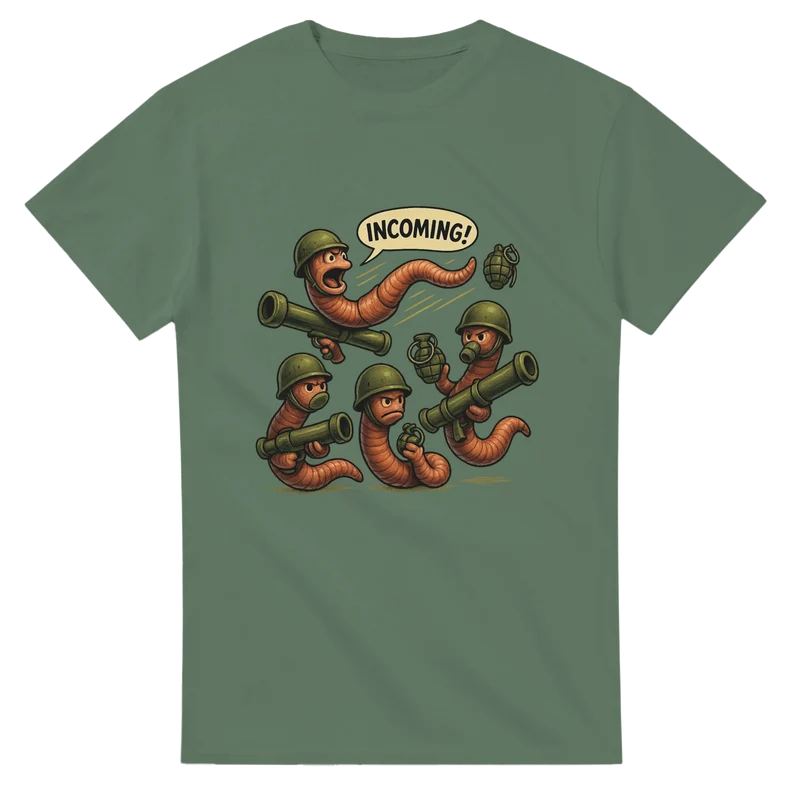 T-shirt Original – Incoming Worms