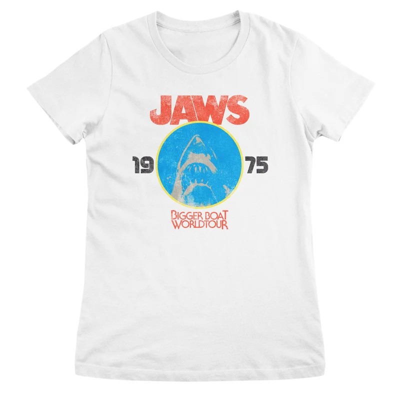 JAWS - Bigger Boat Tour Girly Tee