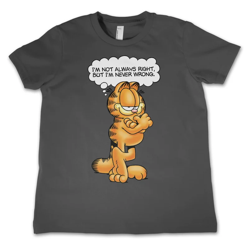 Garfield - Never Wrong Kids Tee