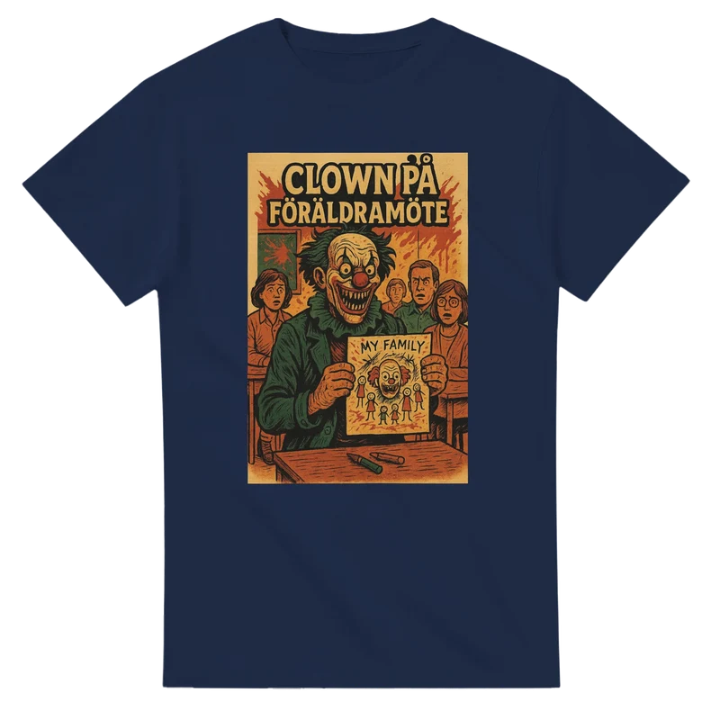 T-shirt - Clown på föräldramöte