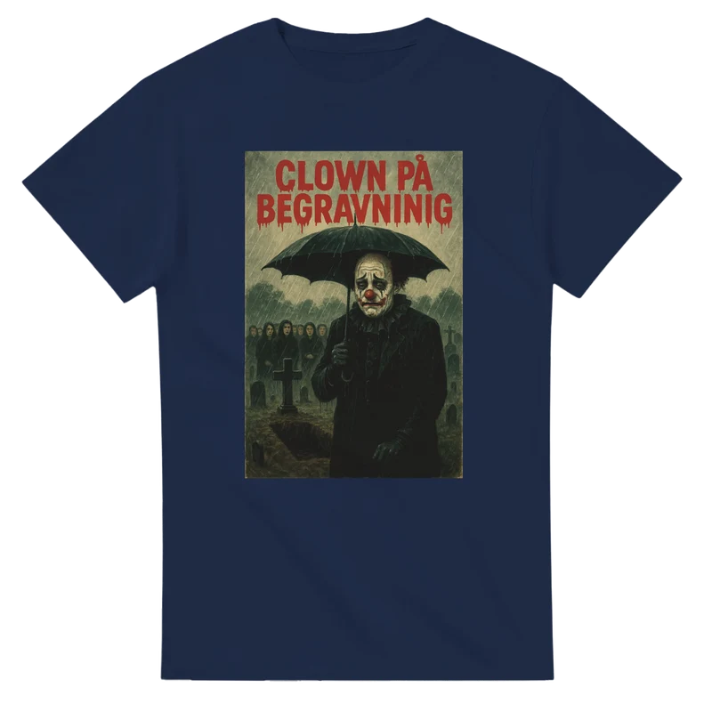 T-shirt - Clown på begravning