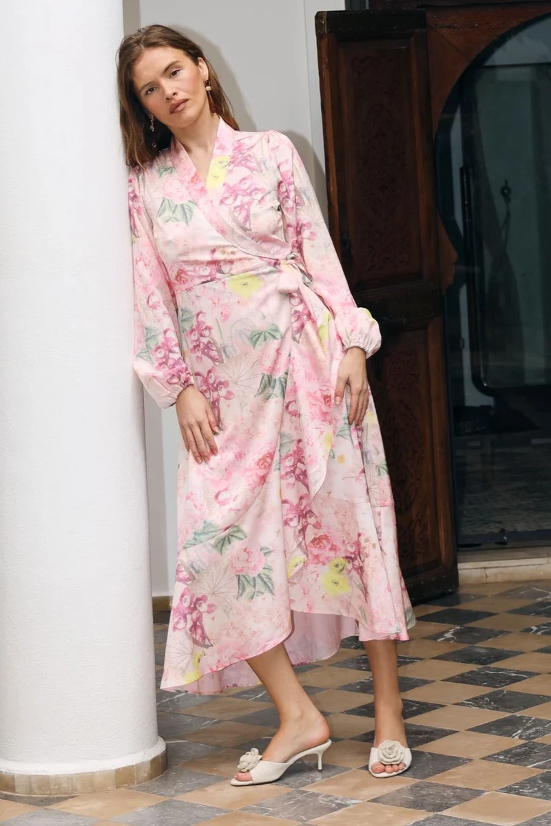 Cras - Lara Dress C676 - Floral Garden