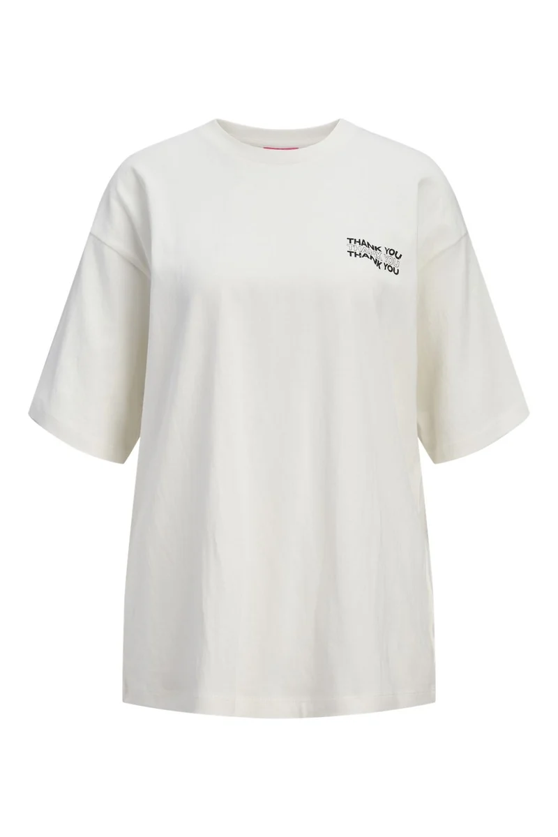 Jjxx - Jxmillow Loose Ss Tee Sp226 - 4979722 Sugar Swizzle Thank You For Nothing